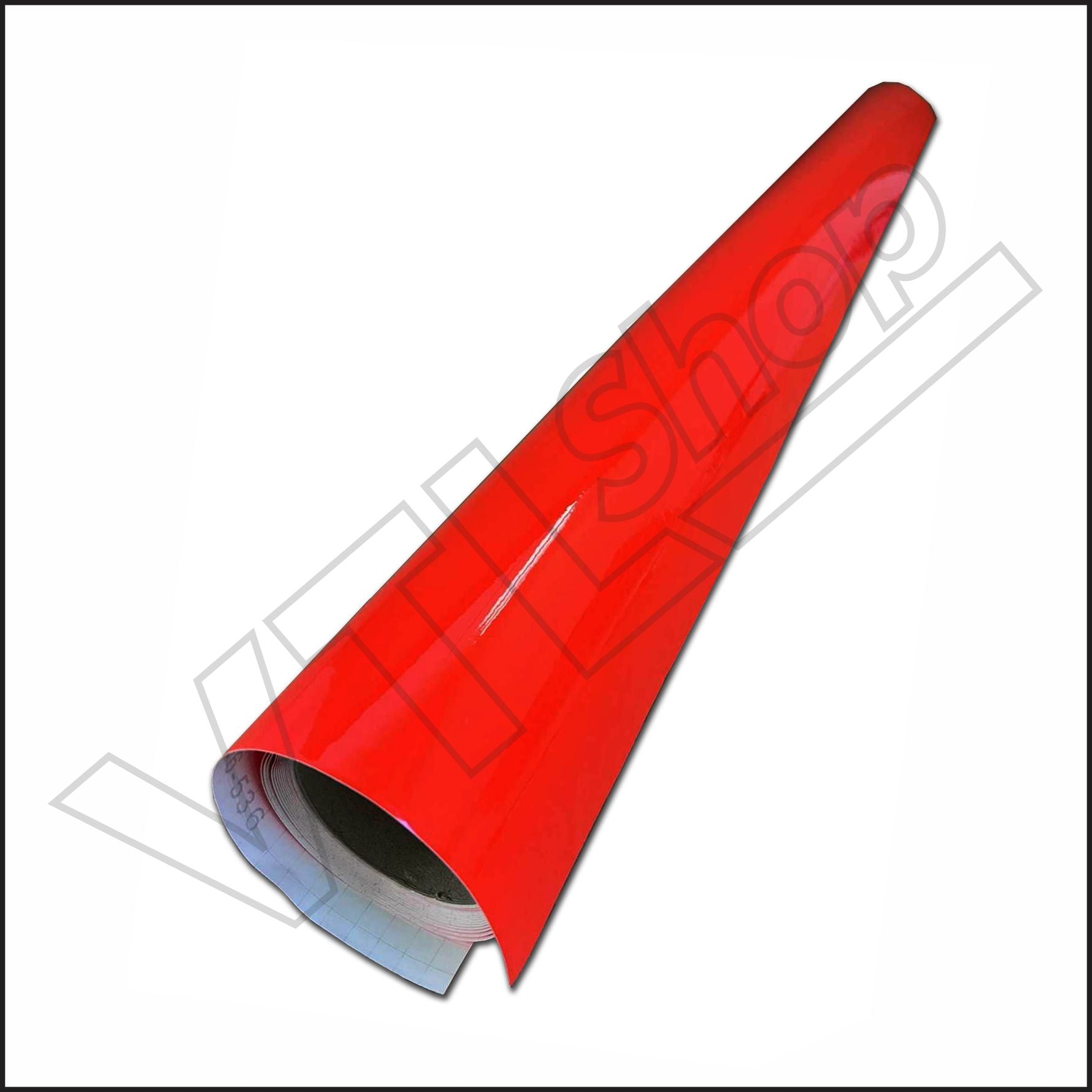 RÖD FLUORESCERANDE FOLIE image 0