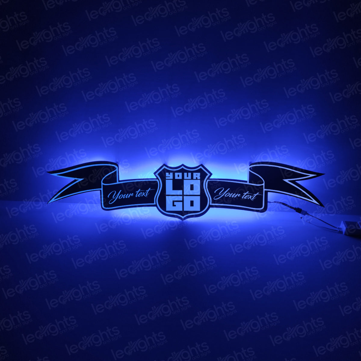 LED SPEGEL CUSTOM - FLAGGA image 1
