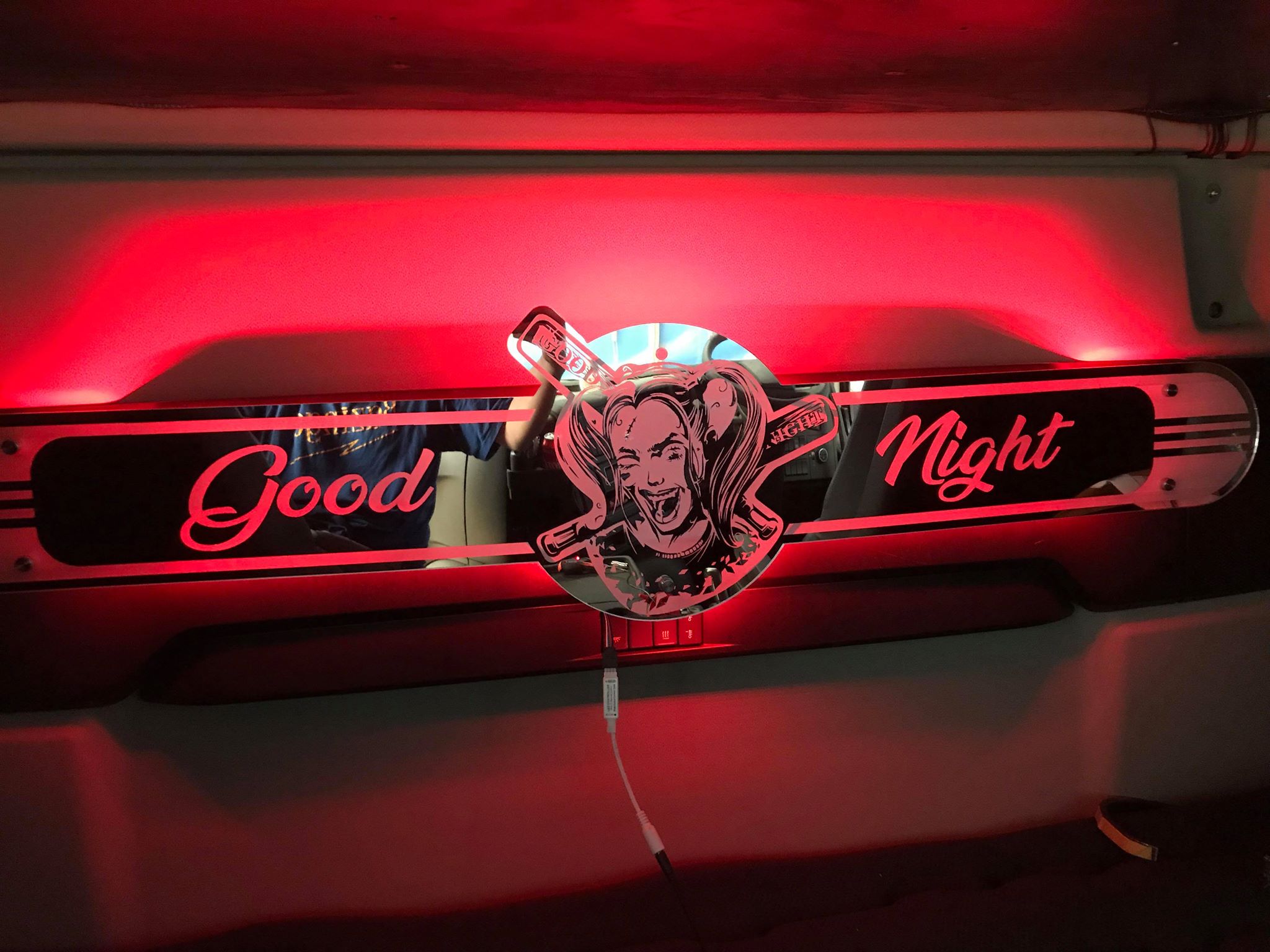 LED SPEGEL - GOOD NIGHT image 0