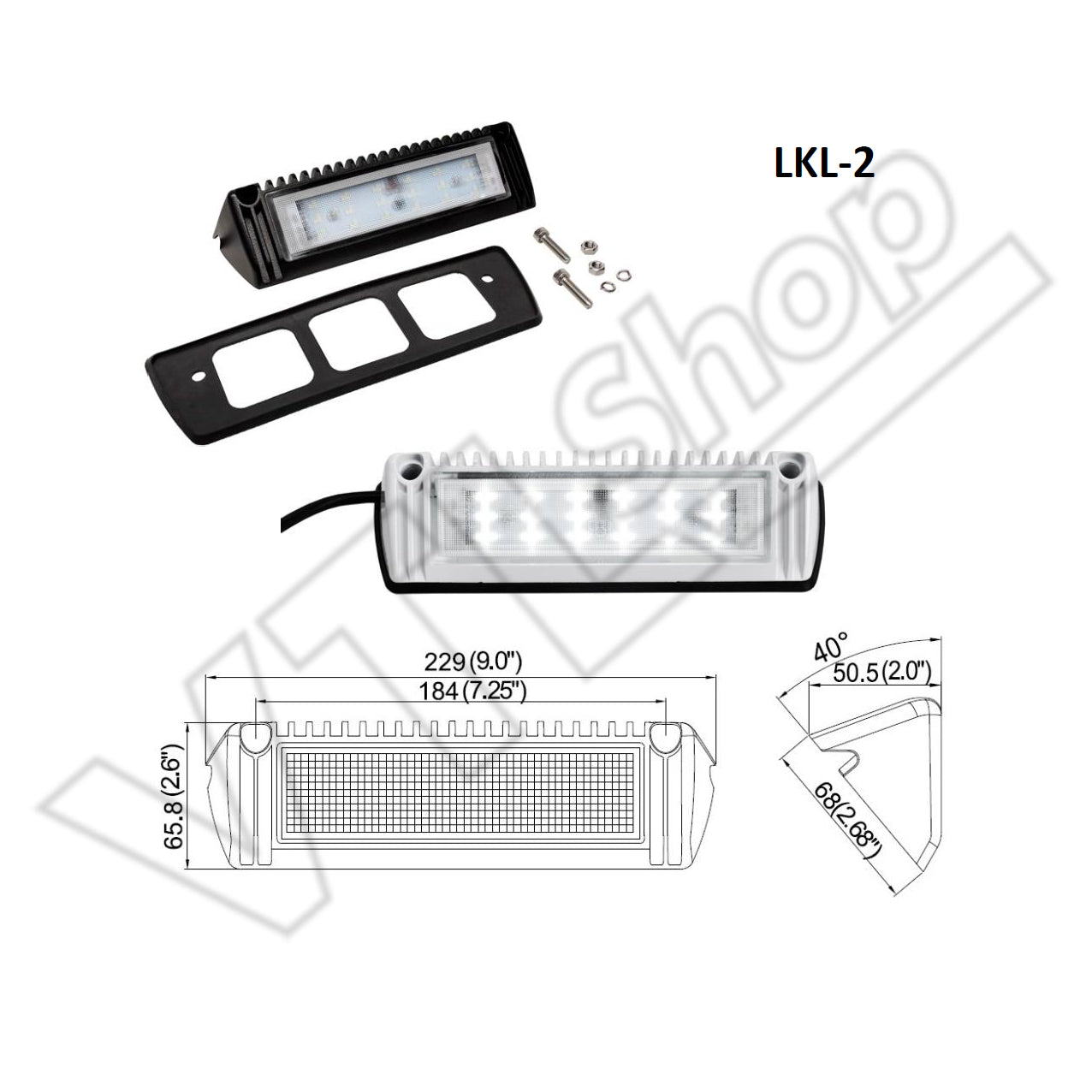 ARBETS LED LAMPOR 18-LED LKL2 image 0