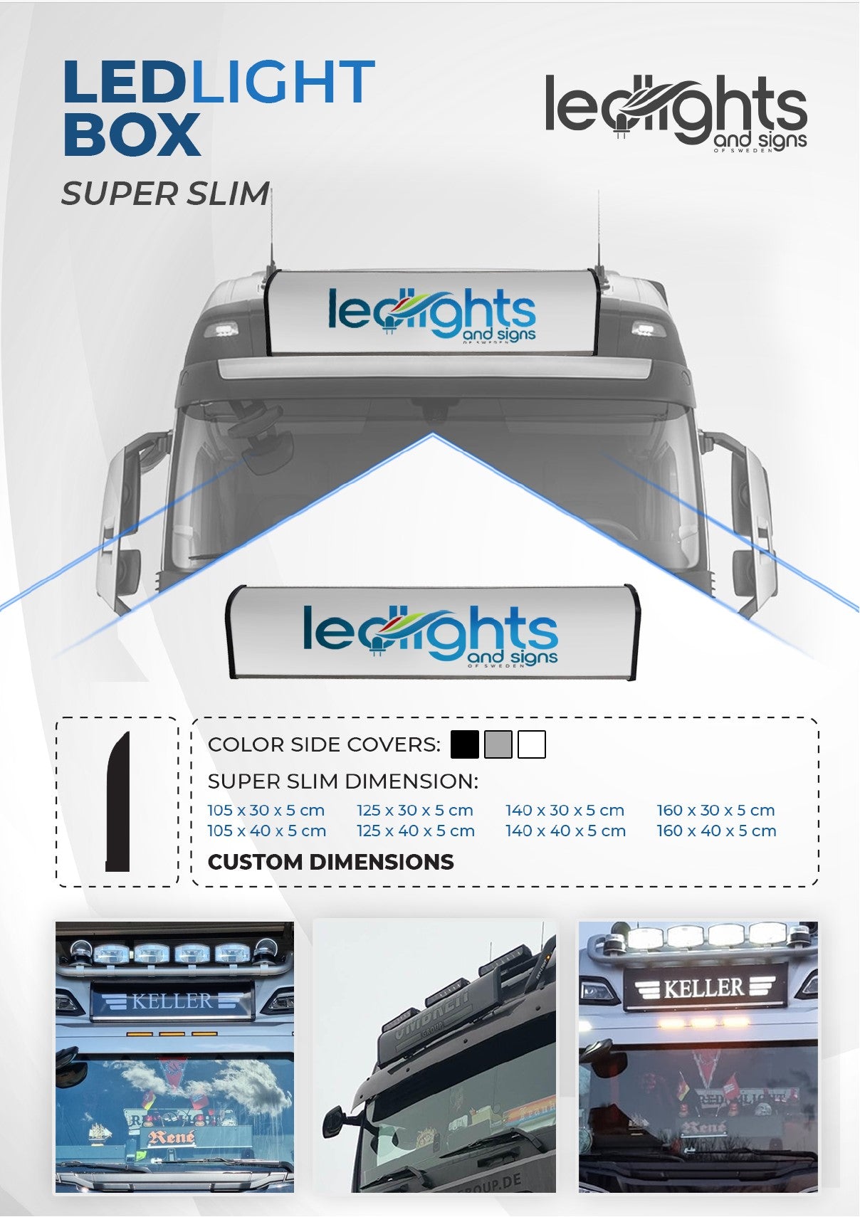SUPER SLIM LED Box 160x30x5cm image 0
