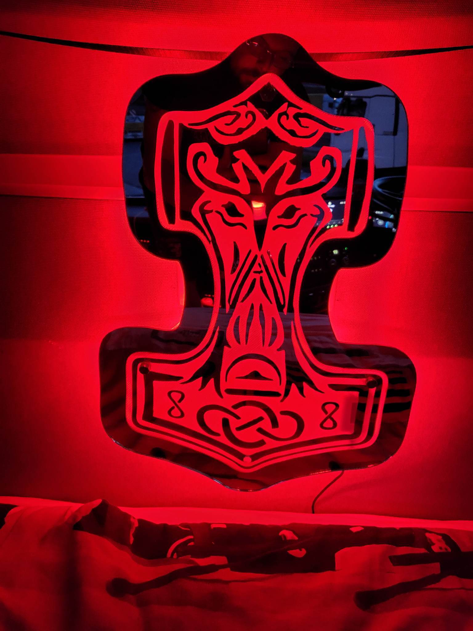LED SPEGEL - HAMMARE image 0