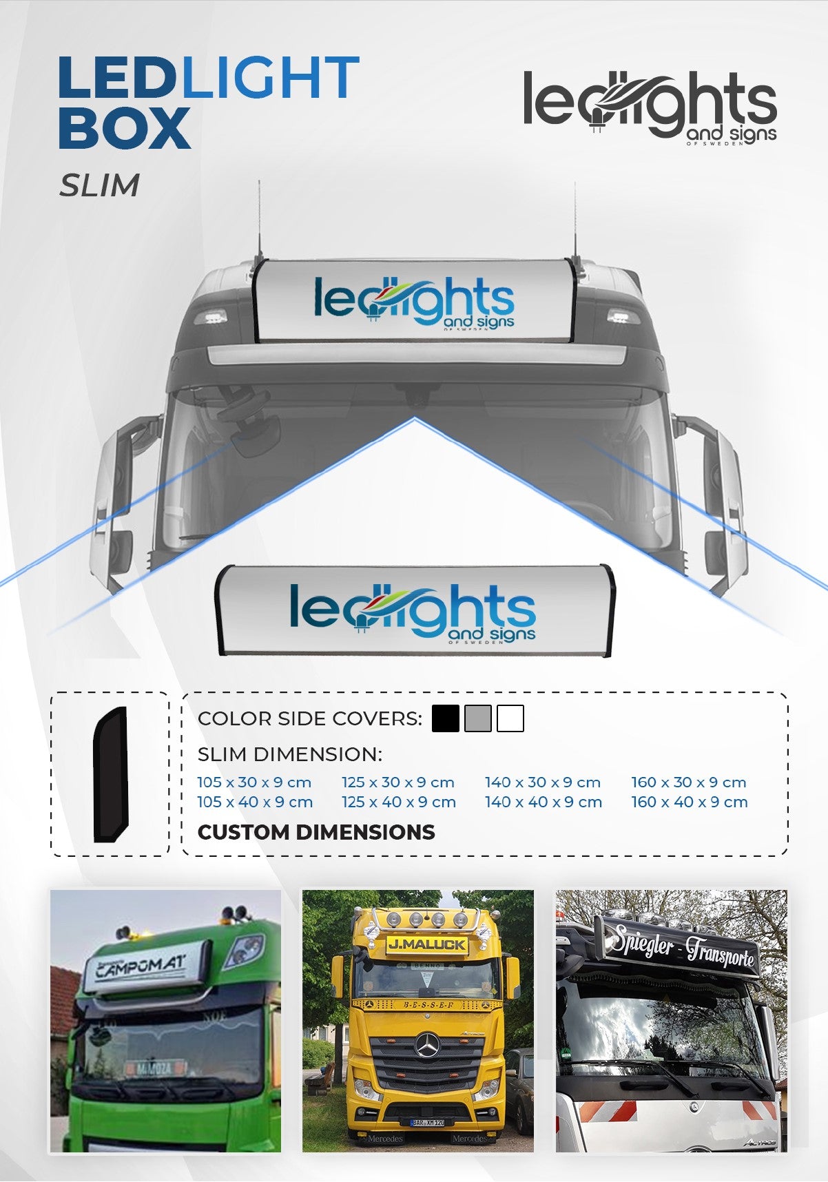 SLIM LED Box 160x40x9cm image 0