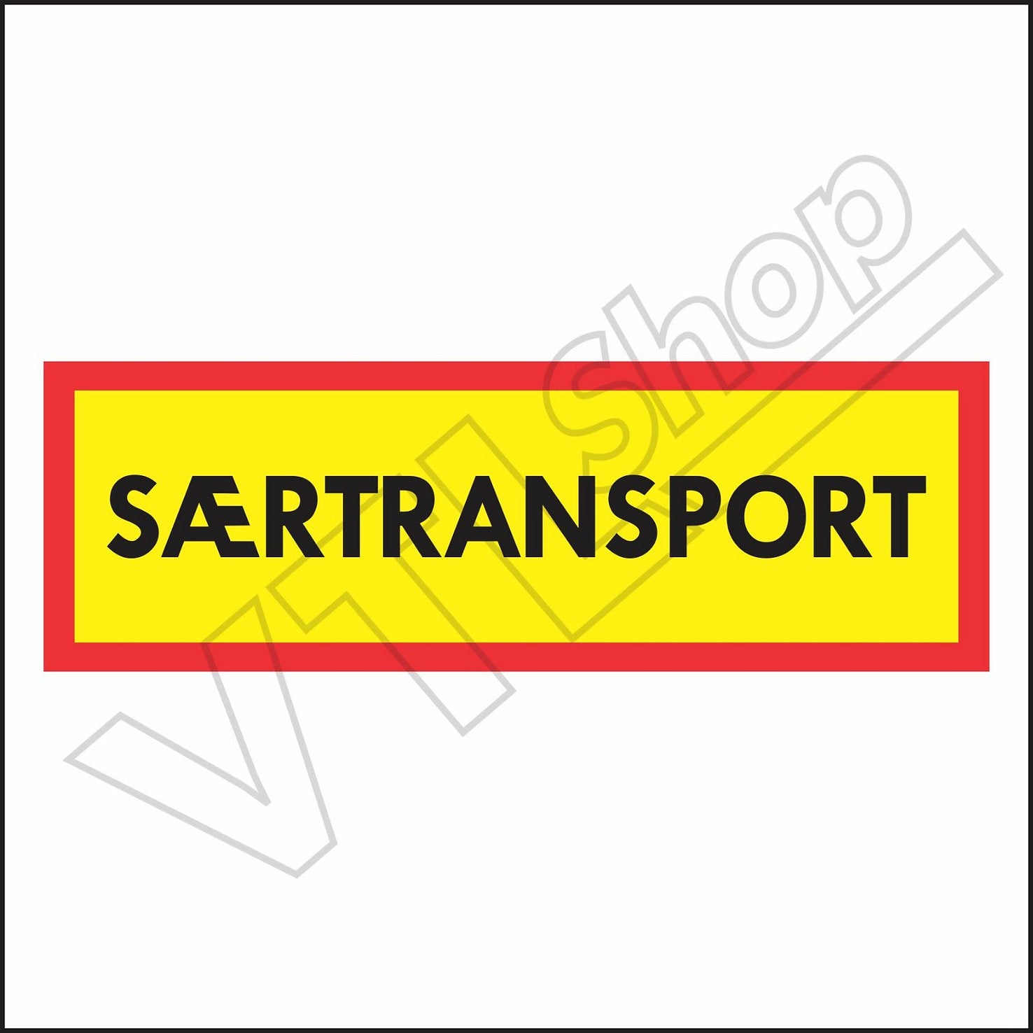 Specialtransportskylt