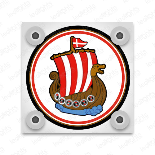 VIKING BÅT DK - LED BOX - FRAMRUTAN image 0