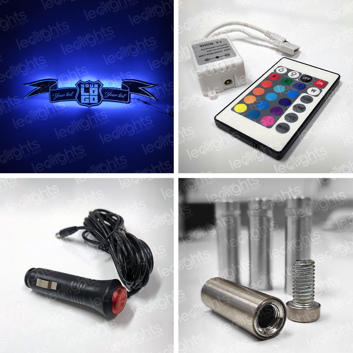 LED SPEGEL CUSTOM - FLAGGA image 4