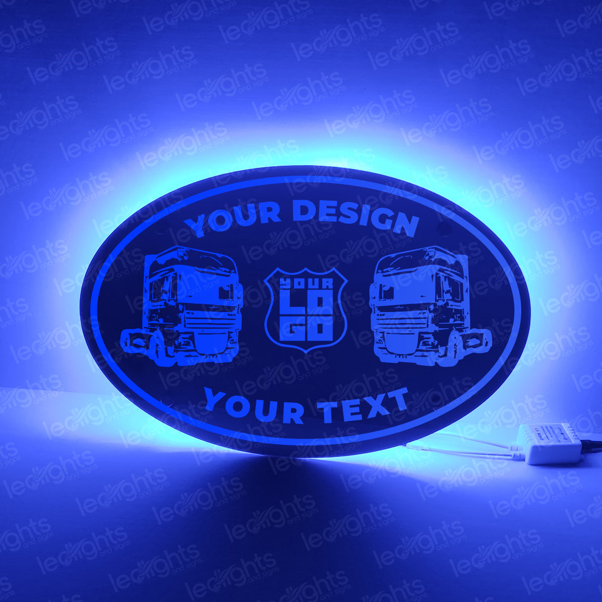 LED SPEGEL CUSTOM - 2 LASTBILAR image 1