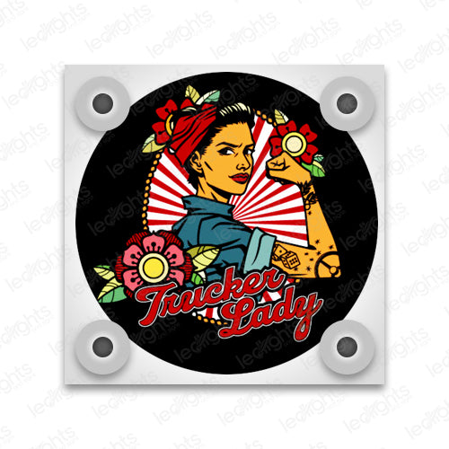 TRUCKING LADY  - LED BOX - FRAMRUTAN image 0