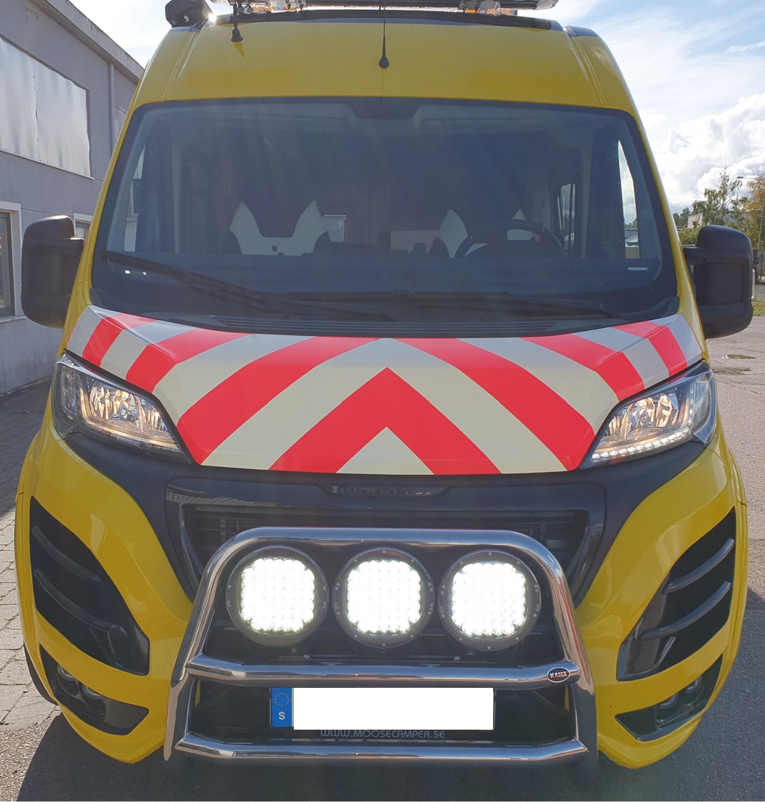 RÖD FLUORESCERANDE FOLIE image 1